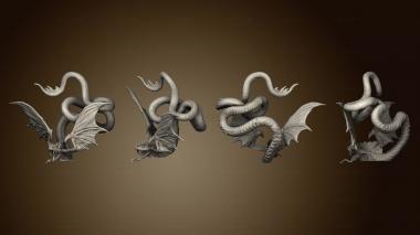 3D model Flying Snake Flying (STL)