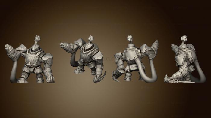 3D model Furnace Golem no Base v 2 (STL)