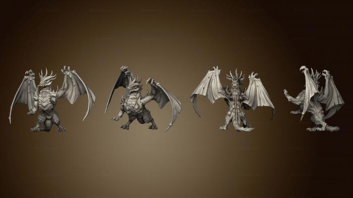 3D model Gray Dragon Claw Attack Huge (STL)