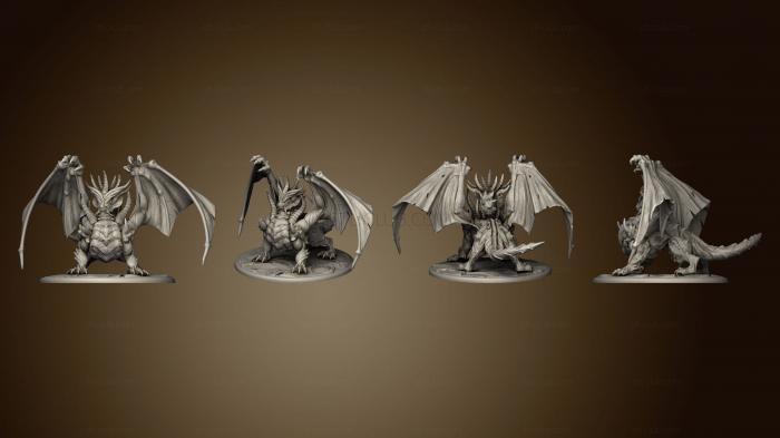 3D model Gray Dragon Huge (STL)