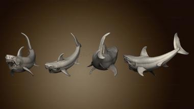 3D model Great White Shark (STL)