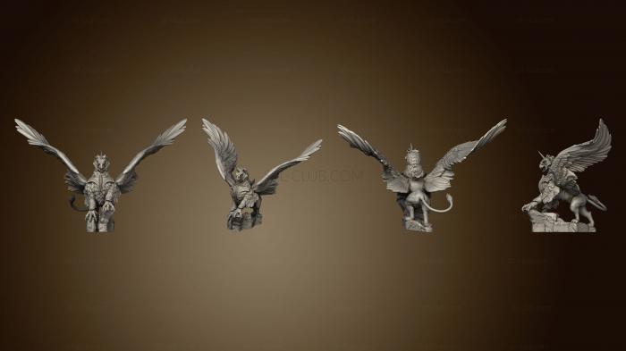 3D model Griffin Armored Mount 2 Variations Large (STL)