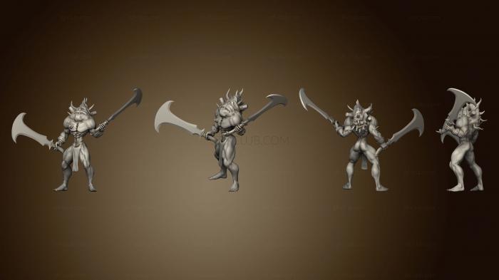 3D model grotesque monstrosity 01 pain elves (STL)