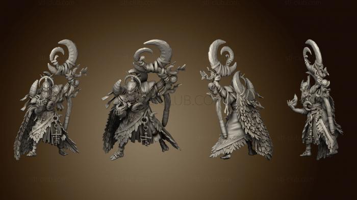 3D model Grovebred Druid Pose 03 body (STL)