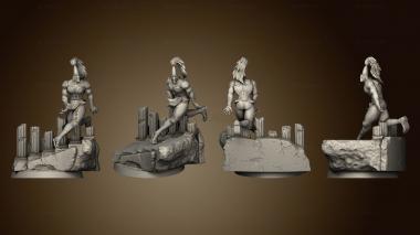 3D model Guardian Disi Fabulous Pillar Guardians (STL)