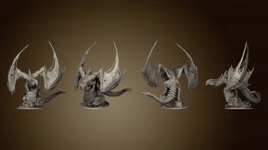 3D model Heaven and Hell Magma Dragon Adult Complete (STL)