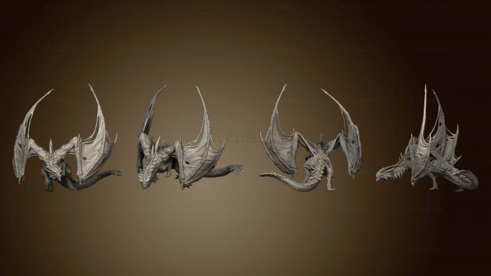 3D model Heaven and Hell Magma Dragon Adult Full (STL)