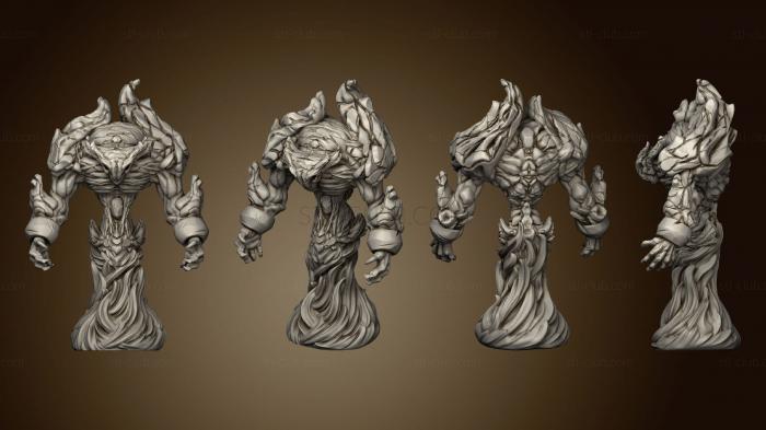 3D model hrowback Fire Golem A (STL)