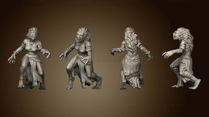 3D model Into the Woods Hybrid Were Wolf (STL)