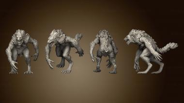 3D model Into the Woods werewolf (STL)