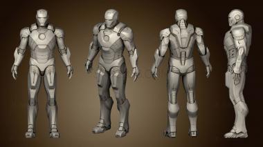 3D model Iron Man Armor Mark 07 mk 7 (STL)