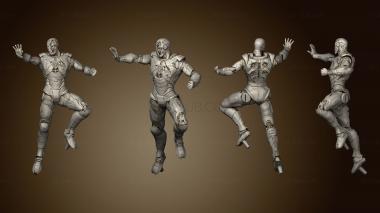 3D model Iron Man Battle Damaged (STL)