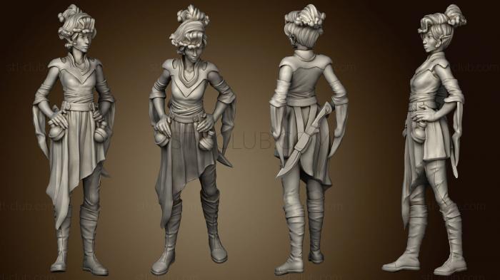 3D model Jifwiaa Genasi Sorcerer (STL)