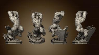 3D model Juggernaut Statue 2 (STL)