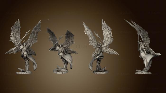 3D model Justiciar Angel Female 1 003 (STL)