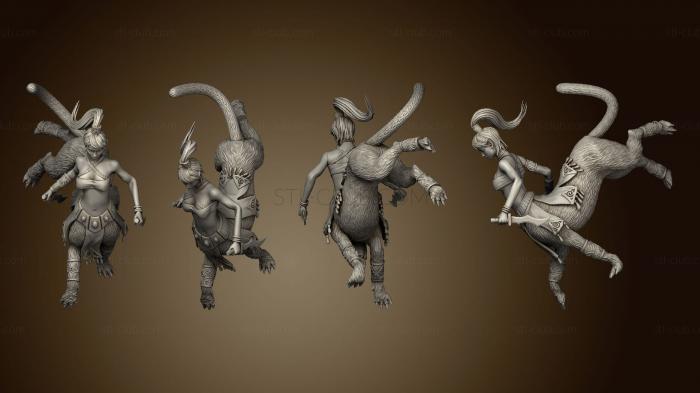 3D model Lamia Quadruped Running Large (STL)