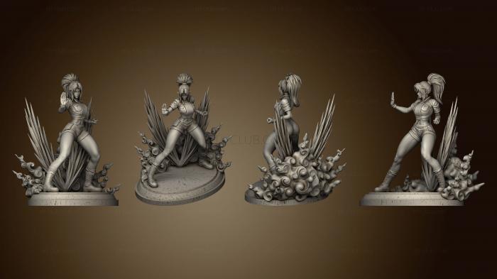 3D model Leona the King of Fighers 3 D Moonn (STL)