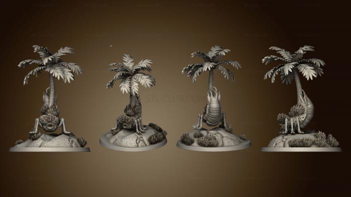 3D model Maori Mythos Tipua Coconut Tree (STL)