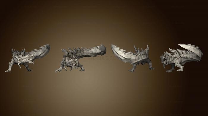 3D model Monster Hunter World glavenus (STL)