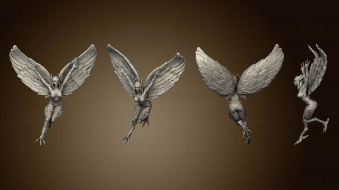 3D model Mountain Harpy Flying (STL)