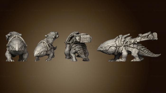 3D model Norse Raiders Bulette Mount Large v 3 (STL)