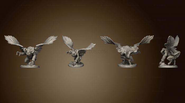 Norse Raiders Owl Goddess Wings Large v 3