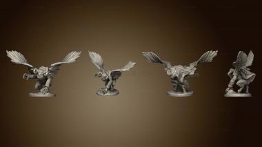 3D model Norse Raiders Owl Goddess Wings Large v 3 (STL)