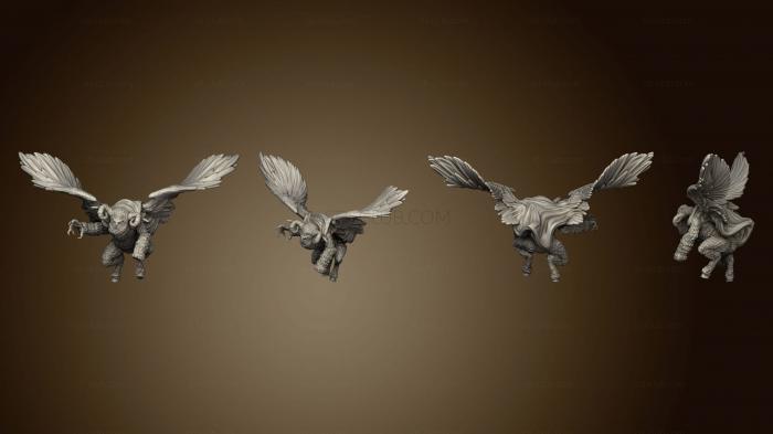 3D model Norse Raiders Owl Goddess Wings Large (STL)