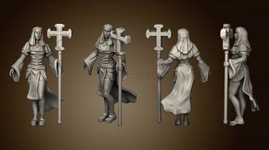 3D model Nun Assistant Cross (STL)