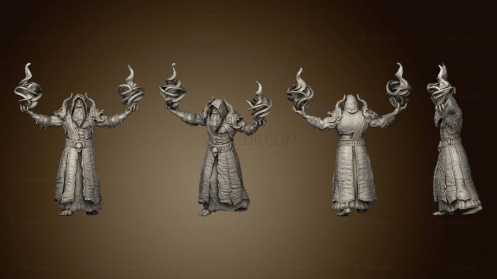 3D model Orc Shaman Magic 2 (STL)