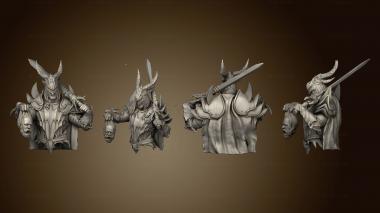 3D model Panshaw Under Siege Armored Dragon Bust (STL)