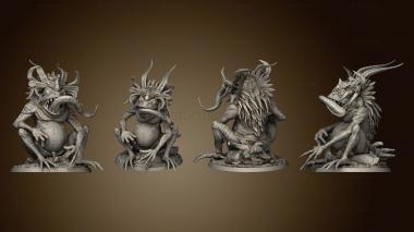 3D model Pantheon of Aztecs Cueyatl base leader (STL)