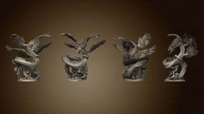 3D model Quetzalcoatl 1 Standalone Beast (STL)