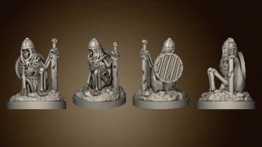 3D model Rising Skeletons Set 04 (STL)