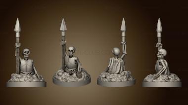 3D модель Набор Восходящих Скелетов v 3 (STL)