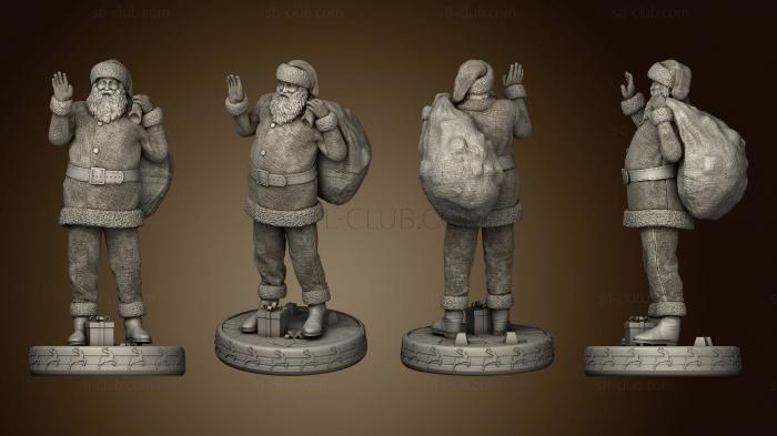 3D model Santa Claus (STL)