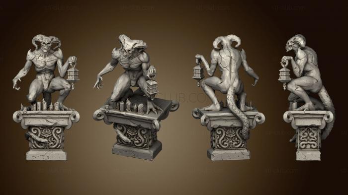 Scenery Demon Statue