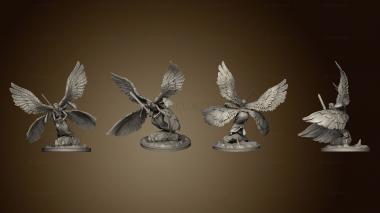 3D model Seraphim Angel Attacking (STL)