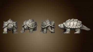 3D model Snapping Turtle Pose 1 (STL)