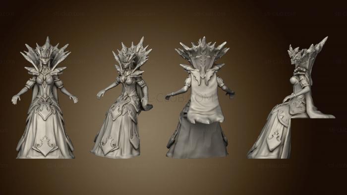 3D model Snow Queen Throne 001 (STL)