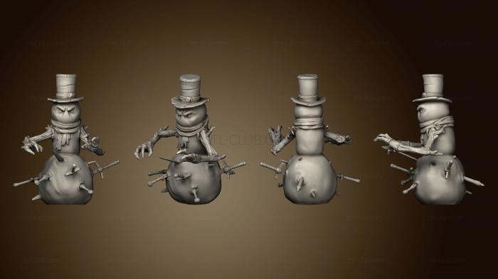 3D model Snowman 3 Variations (STL)