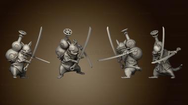 3D model Steam Constructs Wandering Neko Fighting (STL)