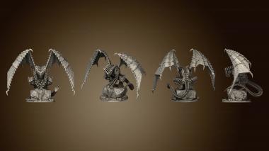 3D model Steel Forged Dragon Huge (STL)