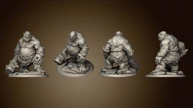 3D model The Horde Ogres Set of 4 01 (STL)