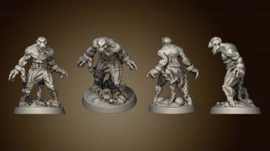 3D model The Undead Ghouls Set of 3 (STL)