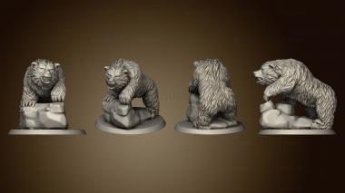 3D model The Wilderness Bears Set of 2 v 3 (STL)