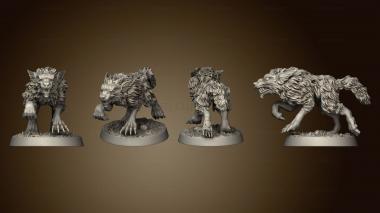 3D model The Wilderness Wolves Set of 5 01 (STL)