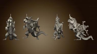 3D model Throwback Mount Lizard C (STL)