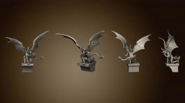 3D model Vampires Gargoyle Angry v 1 Large (STL)