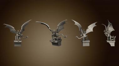 3D model Vampires Gargoyle Angry v 2 Large (STL)